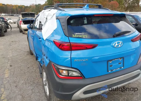 2022 Hyundai Kona Sel z USA, uszkodzony, nr VIN KM8K32AB5NU766510